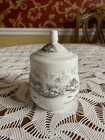 Chinese Porcelain Snow-covered Landscape Ginger   Tea Jar From Jingdezhen 5 1 2 