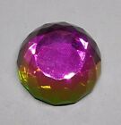 Swarovski Crystal Vitrail Light 29mm Faceted Half Ball Paperweight  Rare  Gift