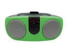 Sylvania Srcd243 Portable Cd Player Am fm Radio Boomboxgreen