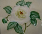 Richards England Art Nouveau Antique Tile White Rose