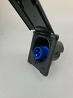 Fawo Black Mains Electric Hook Up Socket Motorhome Camper Selfbuild Vw Caravan