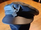 Harley Davidson Henschel Usa Leather Biker Hat Xl W hd Eagle Pin  Euc 