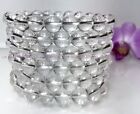 Wholesale Lots 6 Pcs 6 8 10 12mm Natural Gemstone Crystal Stretch Bracelet 7 5   