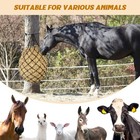 1pack Hay Net Slow Feed Hanging Hay Bag For Horses Goats Sheep Cattle