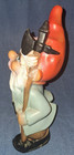 Vintage German Garden Gnome Liebermann 10 5    -  805 59 With Lantern