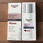 Eucerin Radiant Tone Dark Spot Corrector Night Cream 1 7 Oz  48g  Ea  2 Pack  