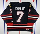 Chris Chelios Chicago Blackhawks Nike Black Nhl Hockey Jersey Size Xl