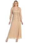 New Formal Evening Long Gown Mother Of The Bride Groom Dress Church Rose  2xl