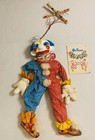 Vintage Pelham 24    Clown Marionette String Puppet   Pelham Booklet   England