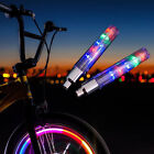 2 Packs Bicycle Waterproof 32 Led Bike Rim Lights For Wheel Tire Valve Spoke Us