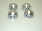 Vintage  Pedal Car Pull Wagon Tricycle Wheel Hubcaps-painted Silver