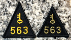 Lot Of 7 Original Vintage Us Army 101st Airborne Div Helmet Patches  Nos
