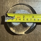 Vintage Wells Fargo Bank Pewter Stagecoach In Glass Paperweight Figure In Euc