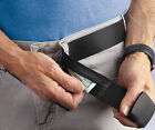 Money Belt For Travel Hidden Security Zipper Pocket Secret Belt Black