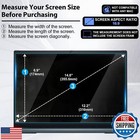 14  Tempered Glass Laptop Screen Protector For Hp dell sony samsung lenovo ac