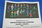 Plasticville - Pf-4 Instruction Sheet For Plastic People - Reproduction