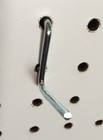 10 Each 1 1 2 Angle   J Hook Metal Peg Garage Hanger Hooks -1 8 To 1 4  Pegboard