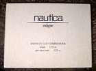  vintage Rare  Nautica Cologne   Aftershave 1 7oz Gift Set Box