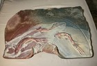Fabulous Tony Evans Art Pottery Raku Koi Fish 17    X 12    Wall Hanging Plaque  39