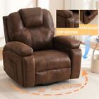 Swivel Rocker Recliner Chair Single Sofa Rocking Nursery Glider Living Room