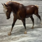 Rare Breyer Cantering Welsh Pony Liver Chestnut With Flaxen Mane And Tail