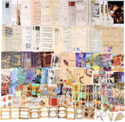 200pcs Vintage Junk Journal Supplies scrapbook Supplies Scrapbooking Paper An   