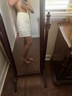 Chelsea   Violet V Front Stretch Denim Mini Skirt Size 26