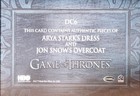 Arya Stark   Jon Snow 2025 Ritt  Game Of Thrones-the Great Houses  dc6 Patchs