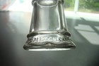 Antique Mitchell s Memorial Cologne- Lowell  Mass  Bell Shaped Fragrance Bottle