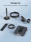 5g 4g Cell Phone Signal Booster Car rv 700 850 1700 1900mhz Band 12 13 17 2 5 4 