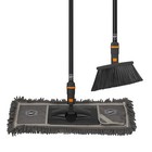 Swopt 24    Microfibre Dust Mop  Angled Broom   48    And 60  Steel Handles 