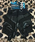 New Large Hk Army Hardline Armored Half Finger Paintball Gloves - Slate
