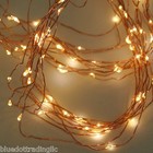 Warm White 10m 32ft 100 Led Copper Wire Led String Fairy Lights Lamp  Dc Adapter