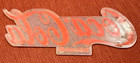 Vintage Coca Cola Clear Vending Machine Emblem Badge Coke Coca-cola
