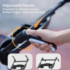 4-wheel Pet Stroller  Foldable Dog Cat Cart With Cage  Storage Basket   Cup Hold