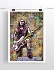 Iron Maiden Steve Harris Poster 8x10in Maiden Poster  Tribute  Free Shipping Us
