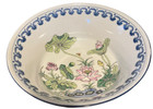 Andrea By Sadek Centerpiece Bowl Floral Porcelain Chinoiserie Vintage Cottage
