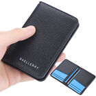 Business Thin Men s Leather Short Bifold Wallet Credit Card Holder Purse Clutch