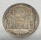 Vtg Sterling Silver Us Steel Corporation 30 Years Of Service Medal Coin Token