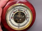 Vintage Atco German Wood Barometer Stormy Rain Change Fair Very Dry 5   Diameter