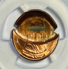 2001 1 Dbl Strk Dbl Date 2nd Strike 15  O c With Obv indent  Ms64 Red Pcgs 