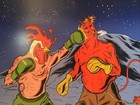 Alice In Chains Rooster Vs  Devil Artwork Poster 