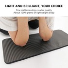 Yoga Fitness Mat Extra Thick Multipurpose Workout  60 25 1 5cm  Black