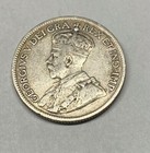 Newfoundland 1919c  25 Cents King George V Sterling Silver Canadian Coin 92 5 Ag