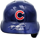 Sammy Sosa Autographed Cubs Blue Full Size Mach Pro Helmet 609 Hr Beckett 235465