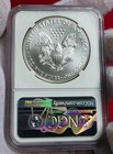 2017  p  Struck Philadelphia American 1oz  999 Fine Silver Eagle Ngc Ms 70 Fdoi