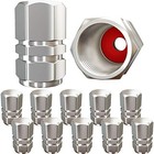 Tire Valve Caps  12 Pack  Heavy-duty Stem Covers   Dust Proof  With O Rubber