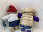 Starbucks Bearista 2006 Christmas Holiday Plush Bears Boy   Girl Puffy Jacket