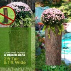 Bushy Box      Large Hollow Log Planter  Outdoor Garden  Well And Cable Box Cover