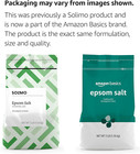 Amazon Brand - Solimo Epsom Salt Soaking Aid  Eucalyptus Scented  3 Pound